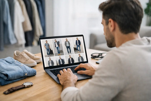 Roupa casual masculina online sem errar