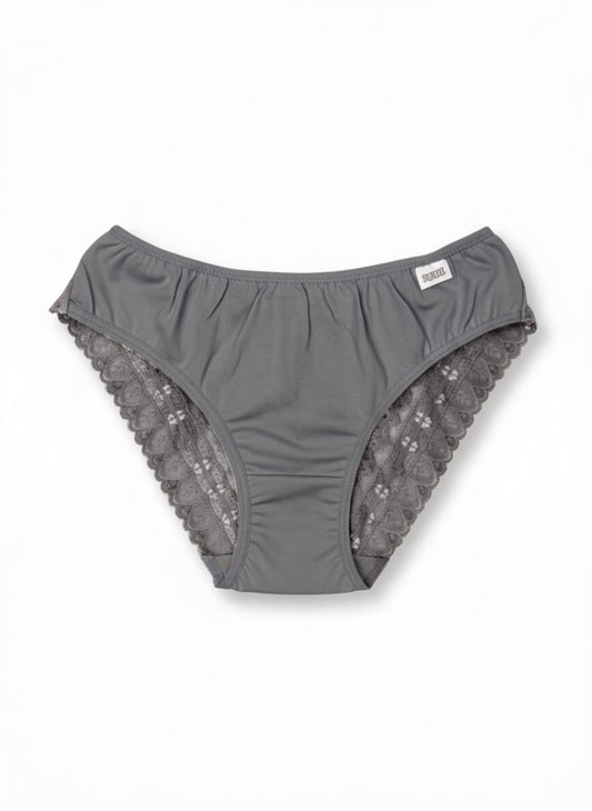 Cueca Delicate — Cinza