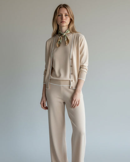 Conjunto 4 Peças Harmony — Bege