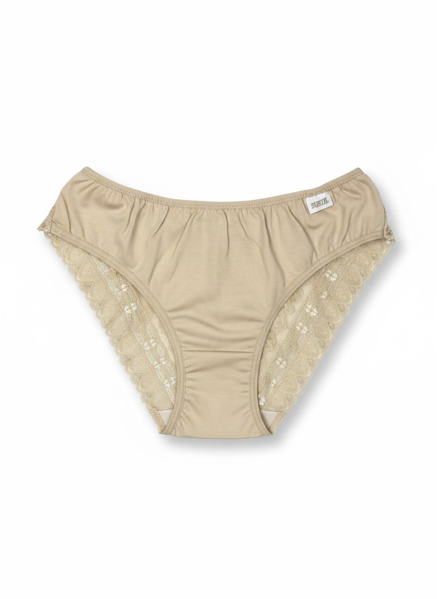 Cueca Delicate — Bege