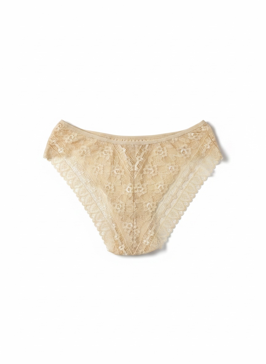 Cueca Delicate — Bege