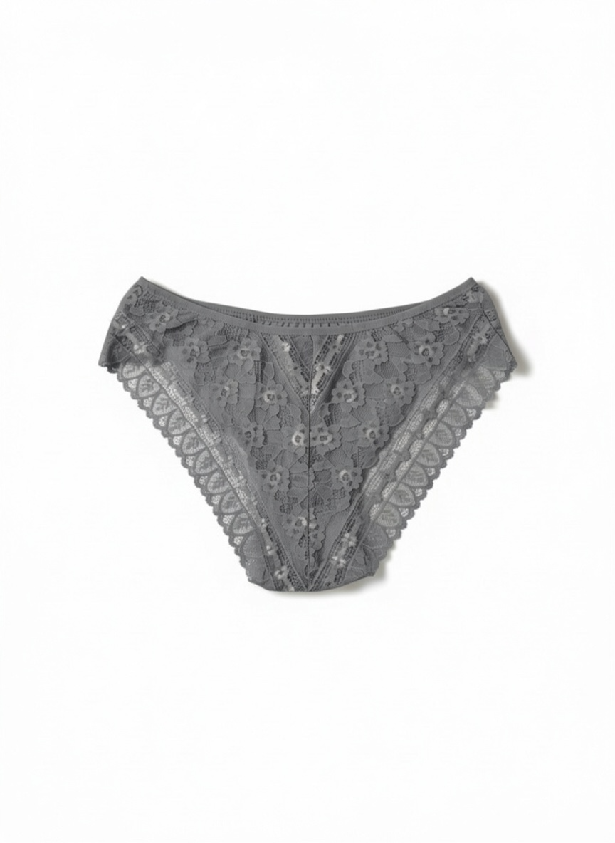 Cueca Delicate — Cinza