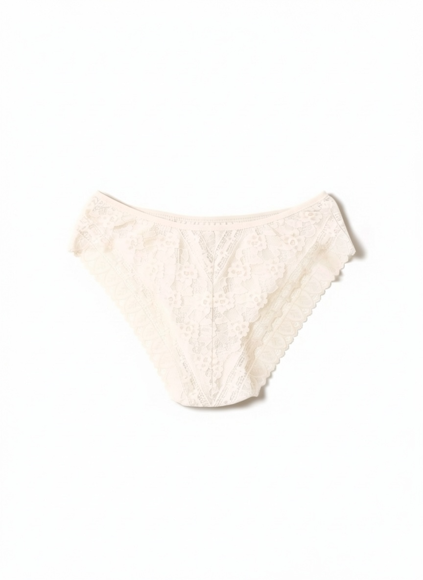 Cueca Delicate — Creme
